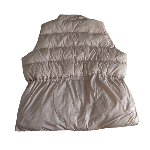 NWT Brave Soul Size Large 14 Puffer Cinch Waist Vest - Picture 2 of 16